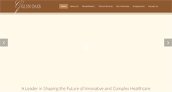 Desktop Screenshot of glenoaksrehab.com
